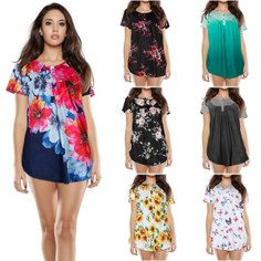Women's Tie-Dye Floral Shirt product